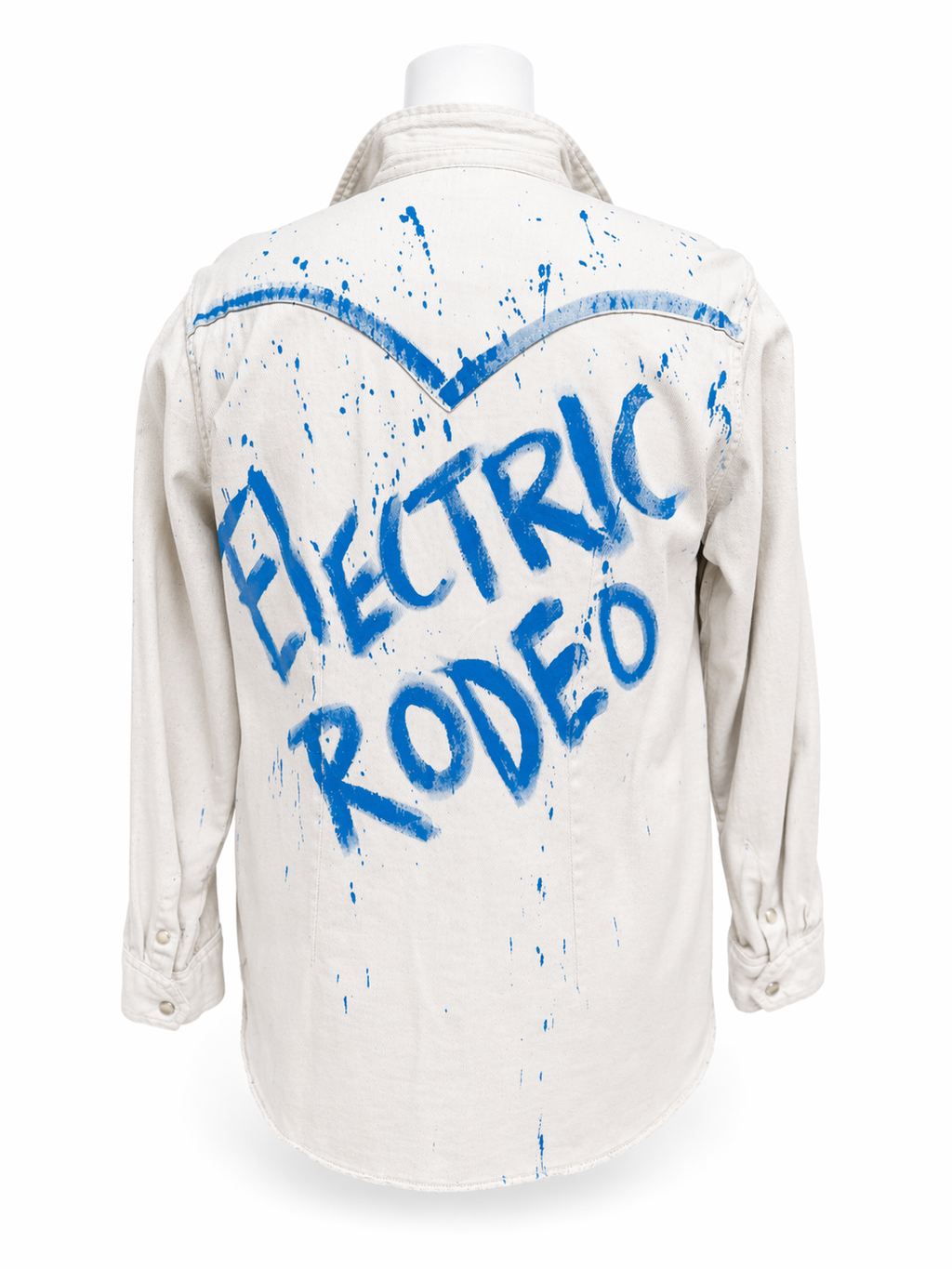 Electric Rodeo Hand-Painted Wrangler Shirt