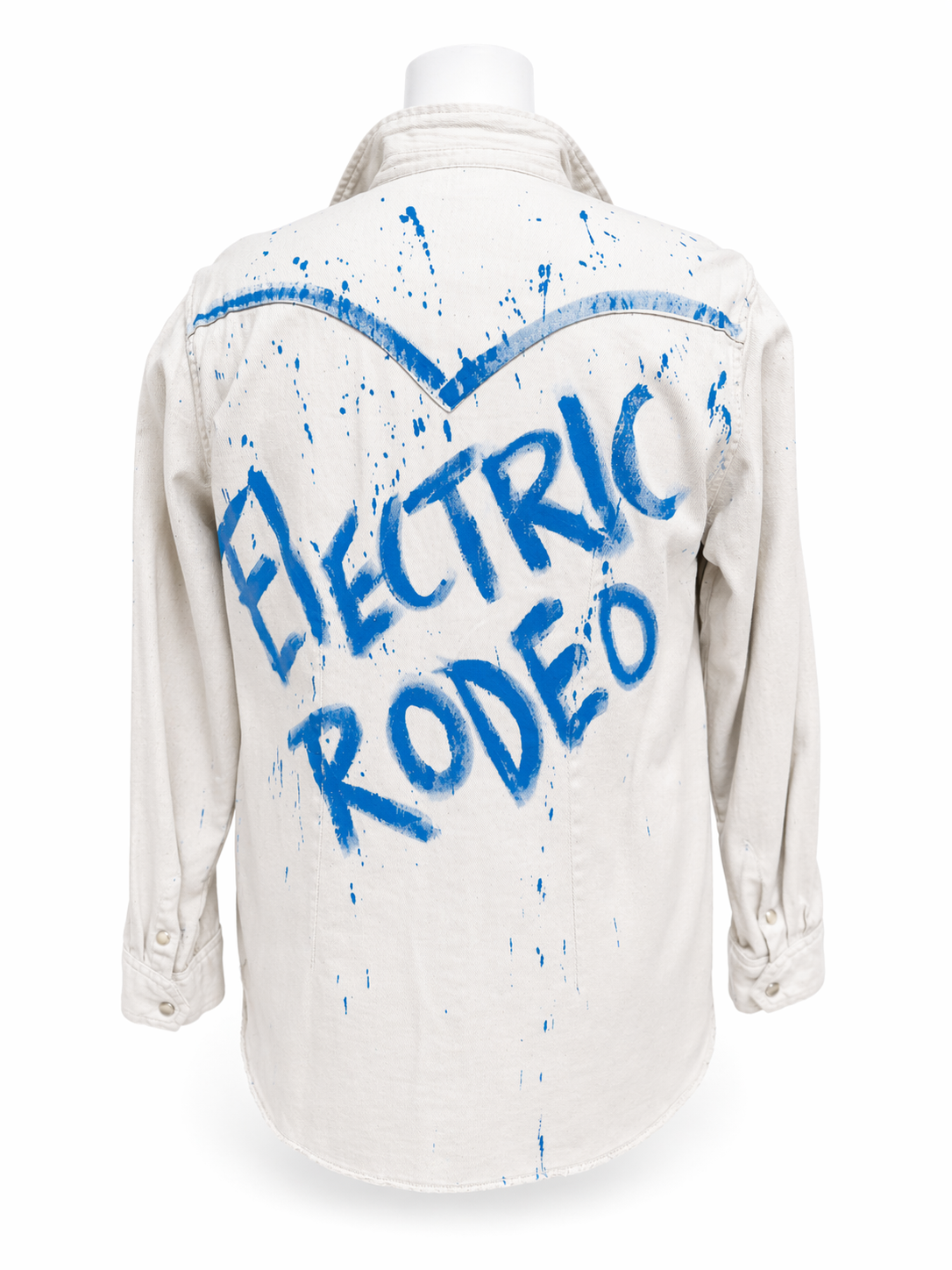 Electric Rodeo Hand-Painted Wrangler Shirt