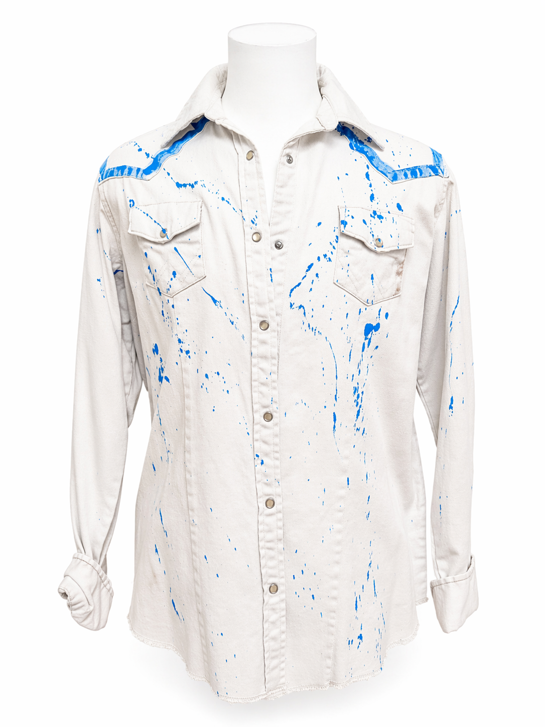 Electric Rodeo Hand-Painted Wrangler Shirt