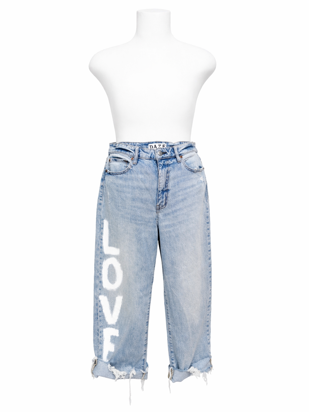 Hand-Painted Daze Jeans — Size 30