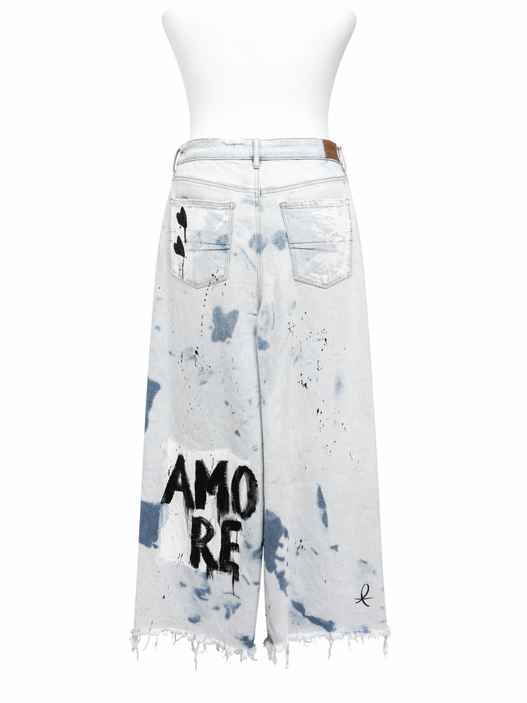 Hand-Painted American Eagle Jeans — Size 10