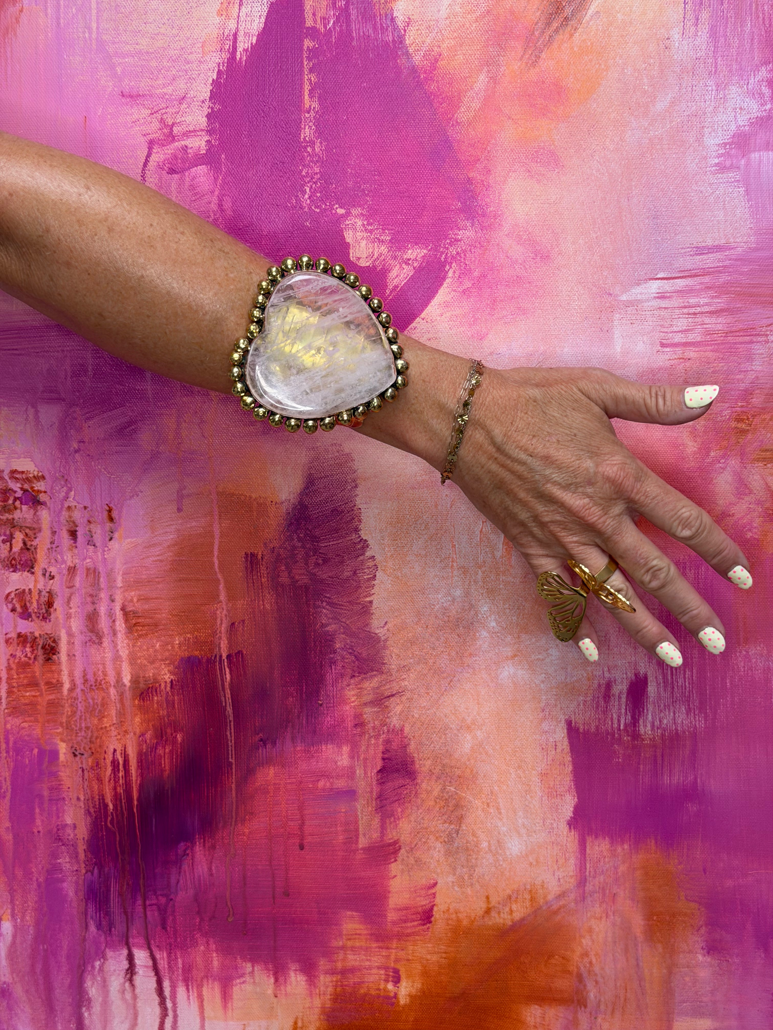 The San Miguel Statement Heart Cuff