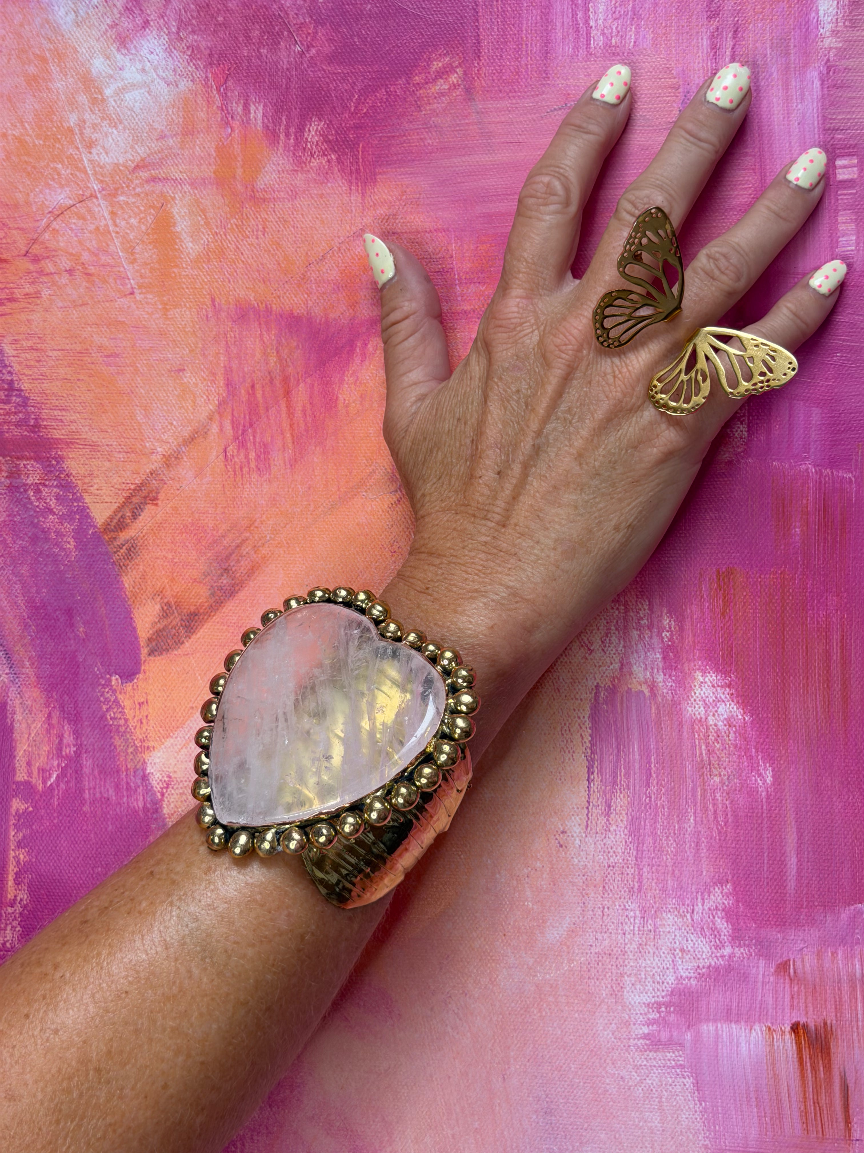 The San Miguel Statement Heart Cuff