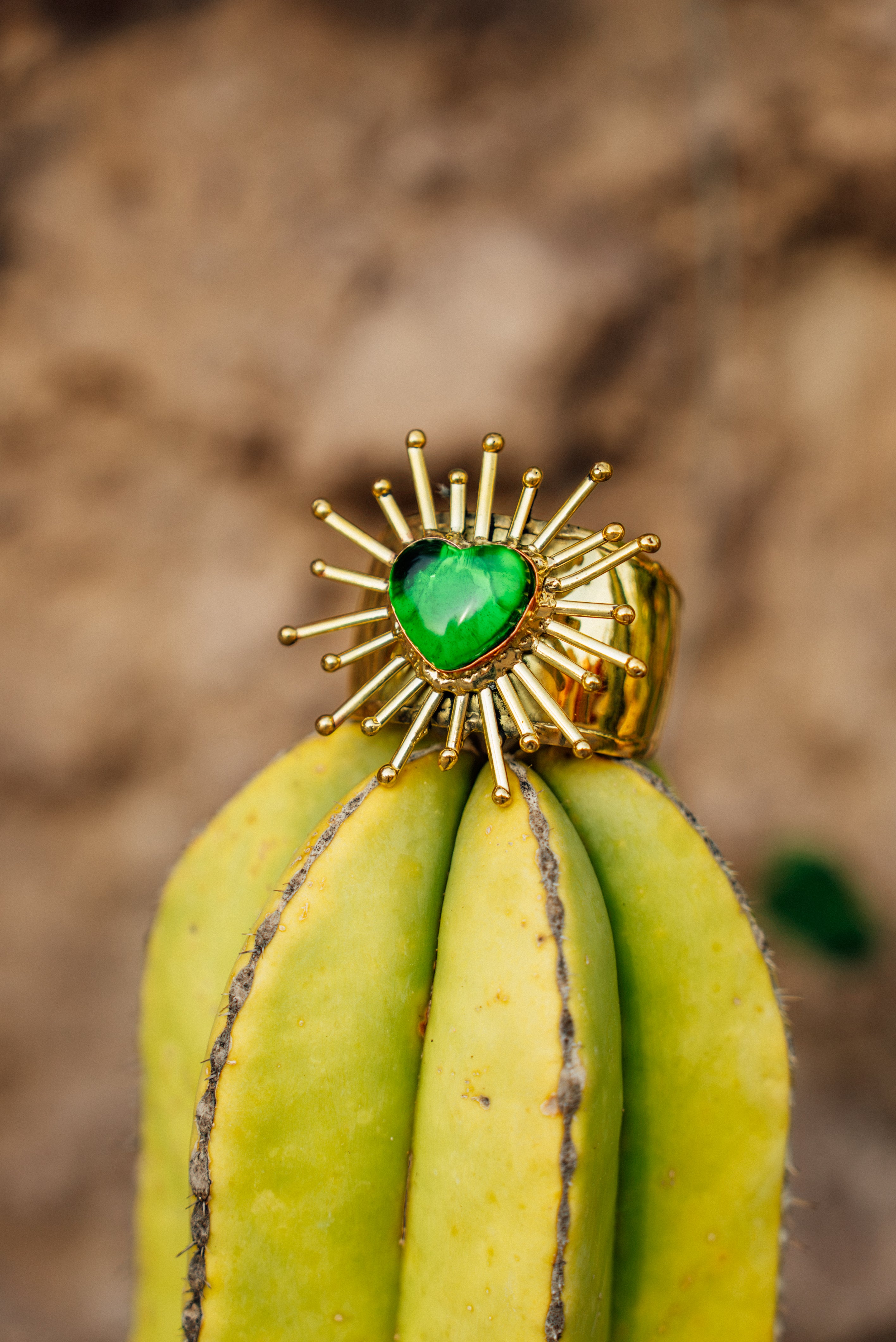 The Corazón Verde Cuff