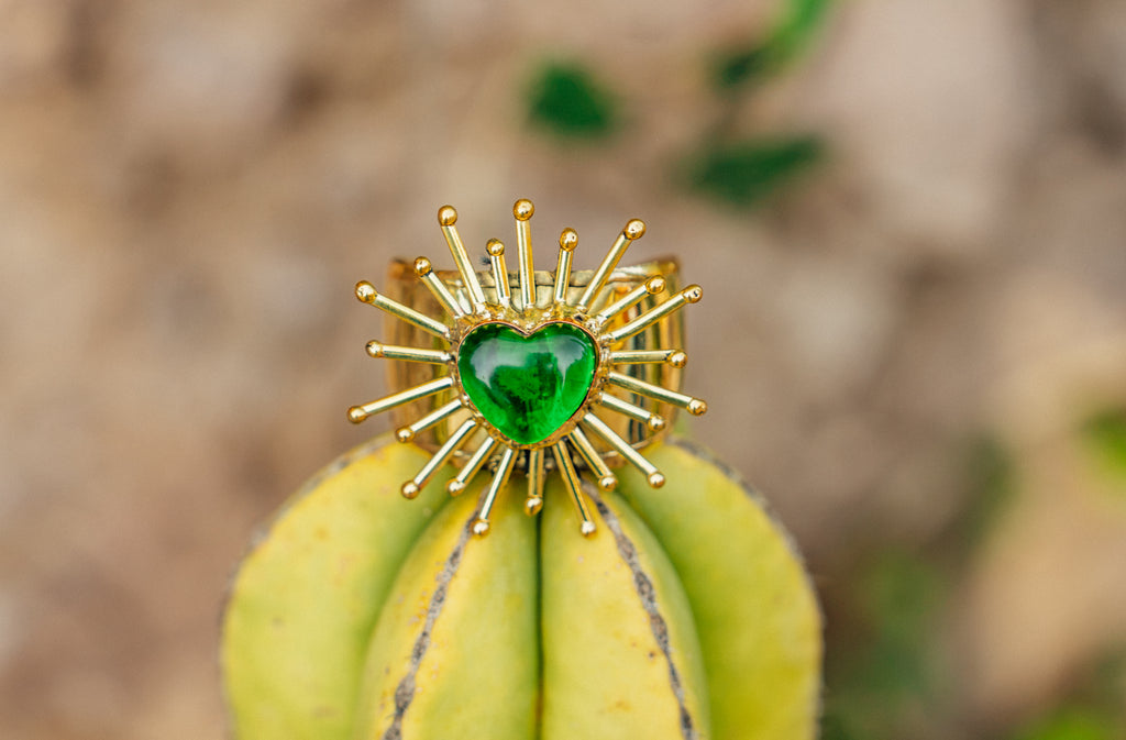 The Corazón Verde Cuff