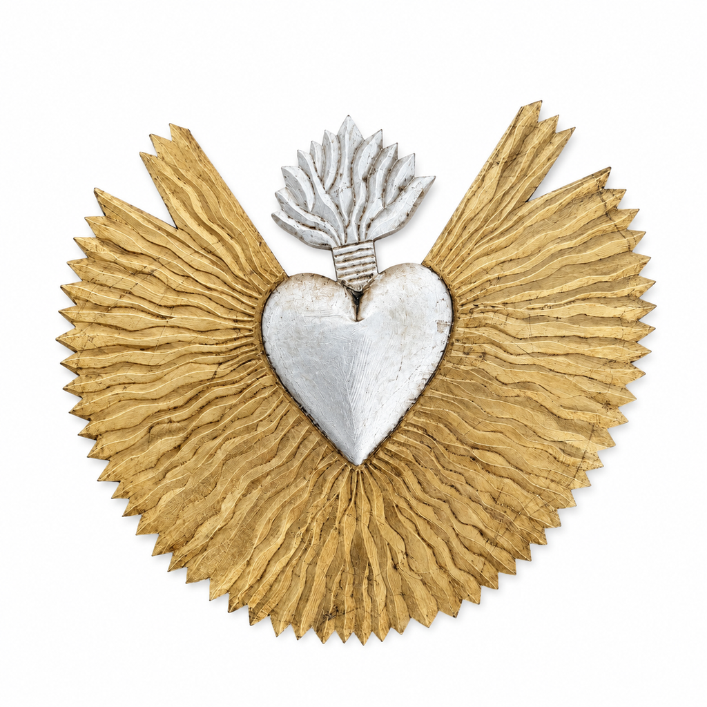 Corazón Radiante | Handmade Metal Art