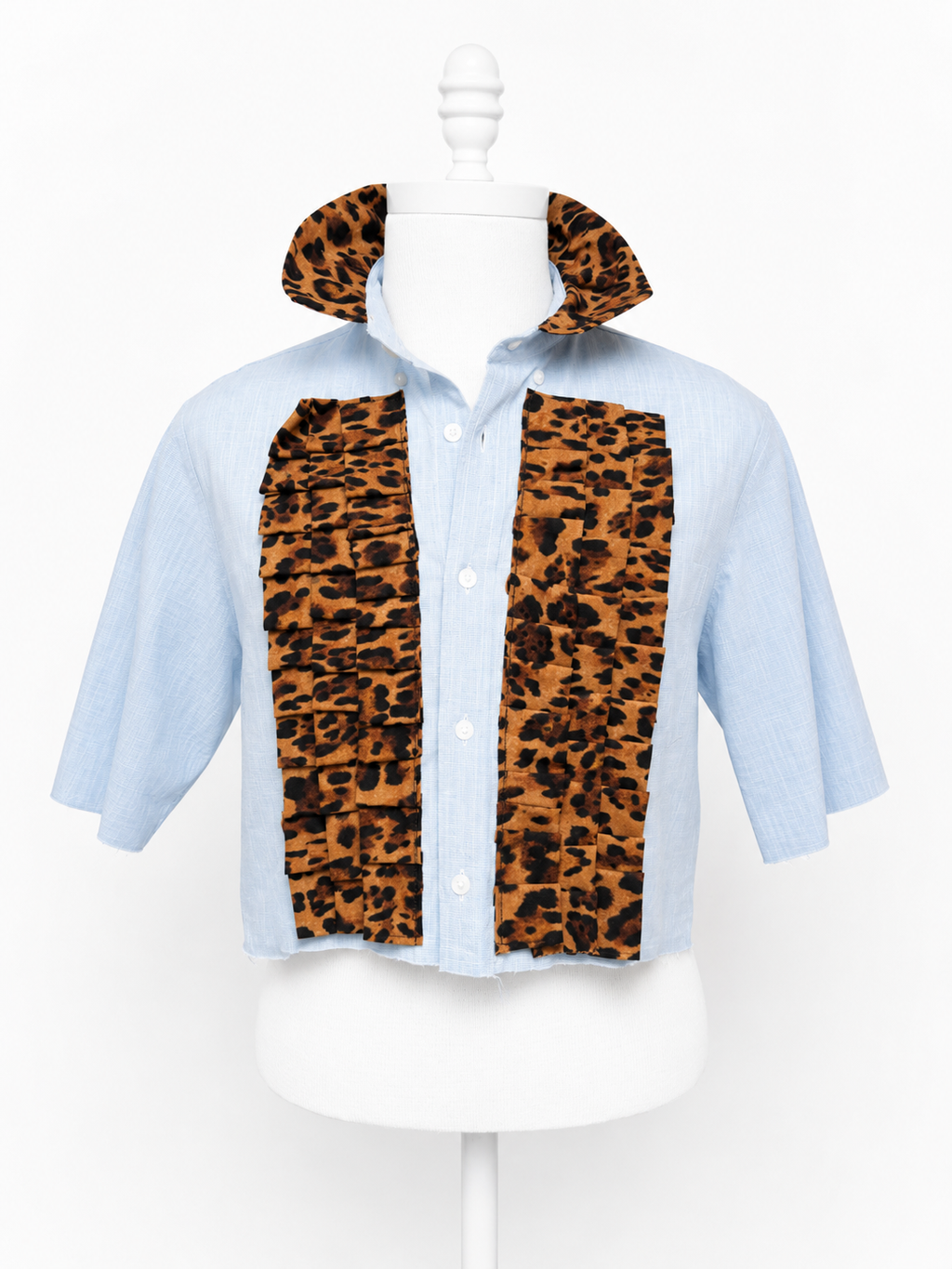 Wild Thing Tuxedo Ruffle Shirt