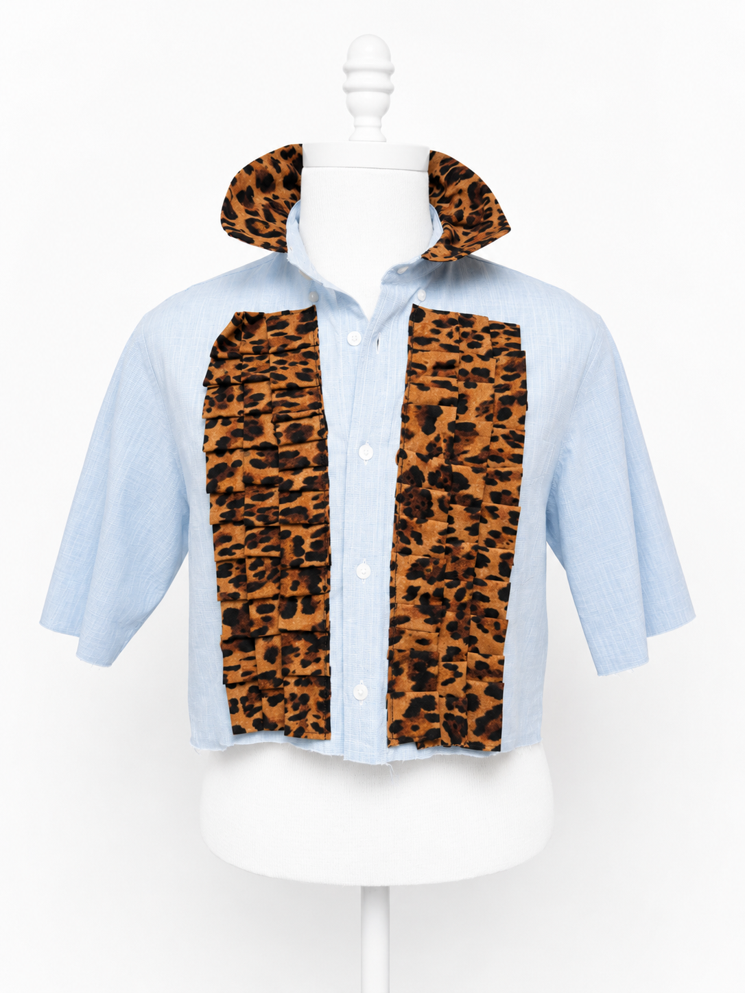Wild Thing Tuxedo Ruffle Shirt