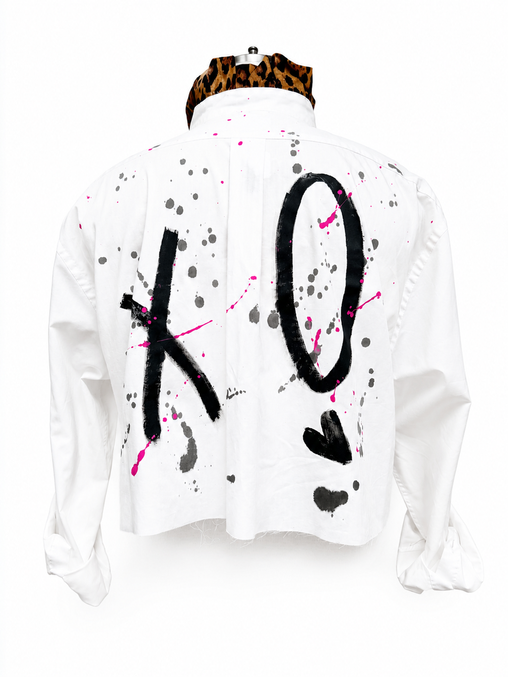 XO Tuxedo Ruffle Shirt