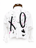 XO Tuxedo Ruffle Shirt
