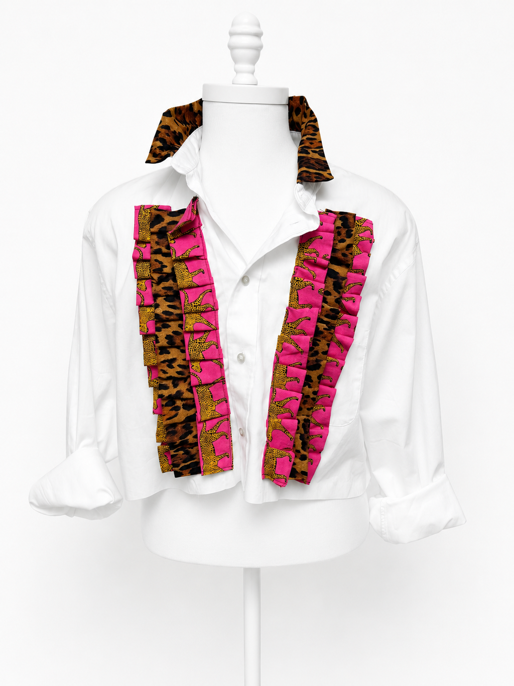 XO Tuxedo Ruffle Shirt