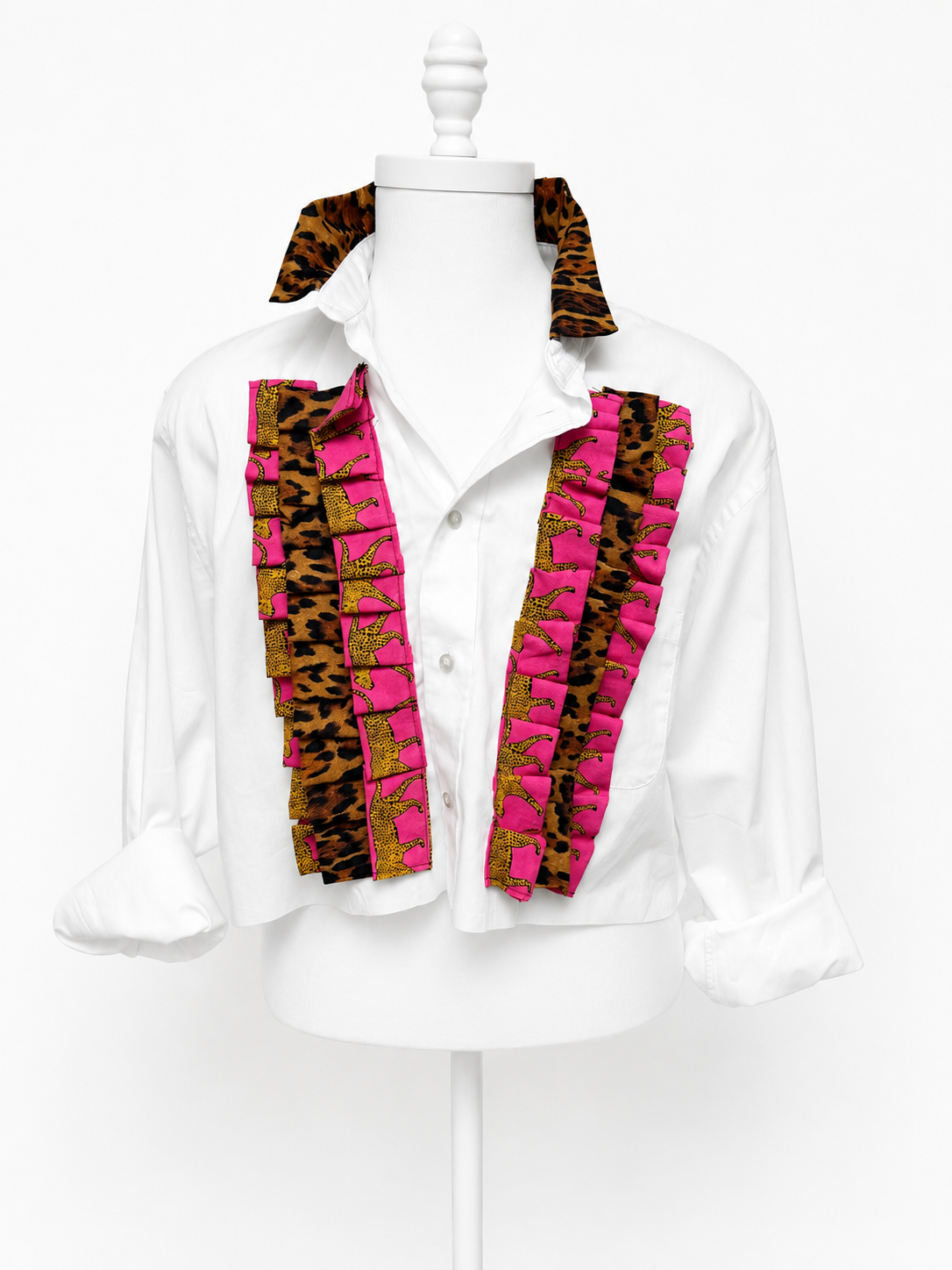 XO Tuxedo Ruffle Shirt