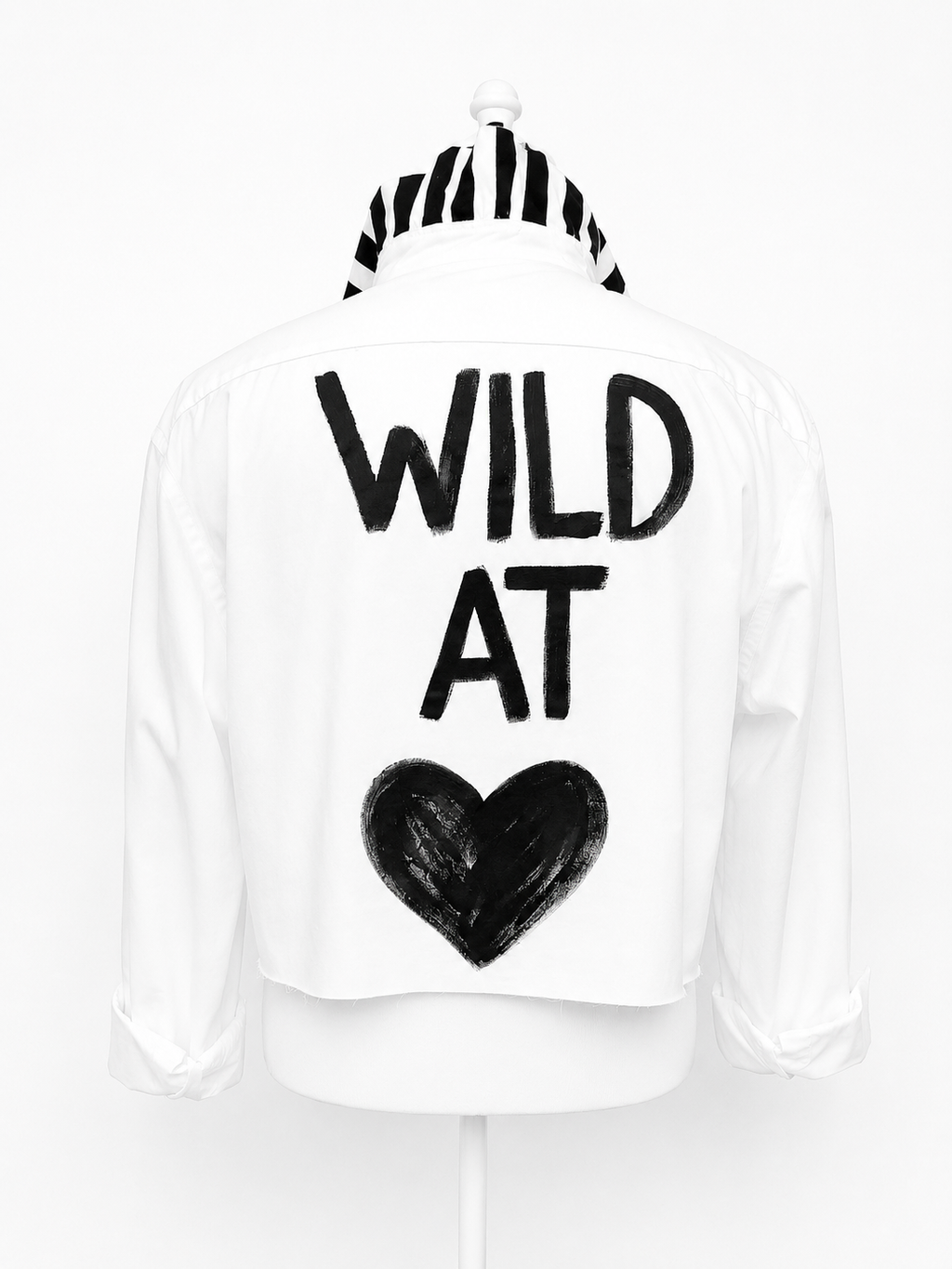 Wild at Heart Tuxedo Ruffle Shirt