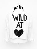 Wild at Heart Tuxedo Ruffle Shirt